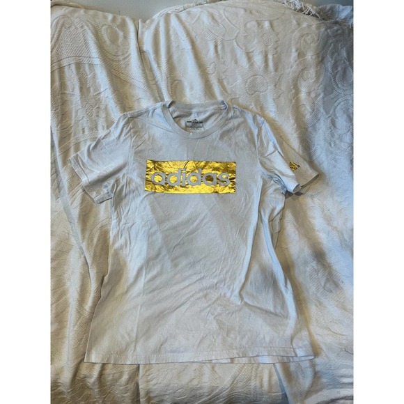 Adidas Gold Amplifier Tee Shirt Mens L - Picture 1 of 4